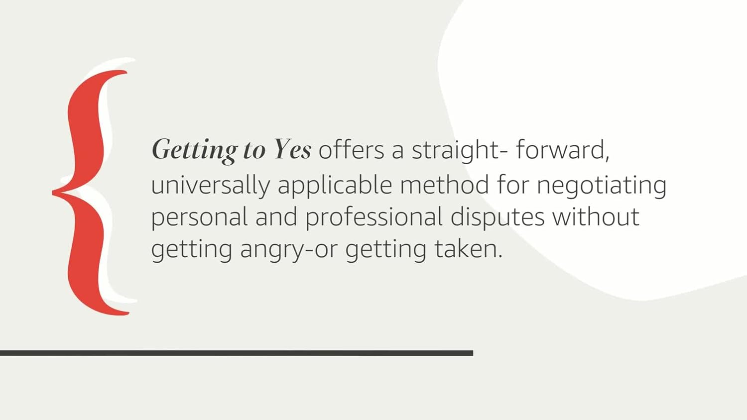 Getting to Yes Book Cover