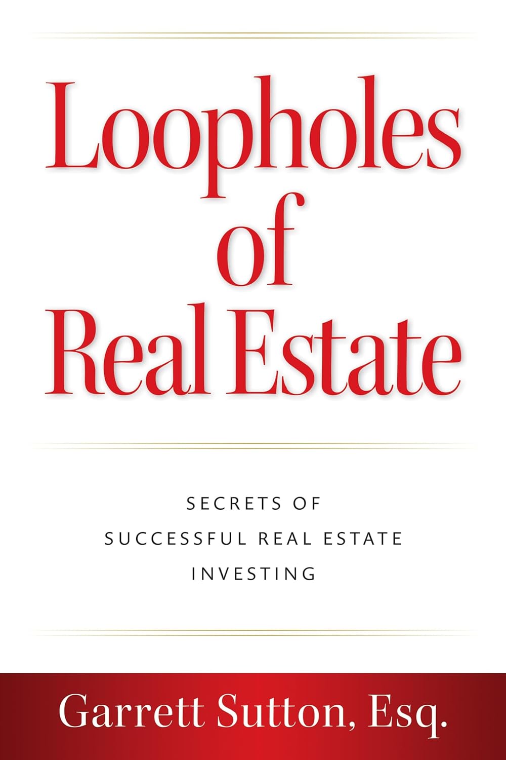 Unlocking Success: Insights from Loopholes of Real Estate